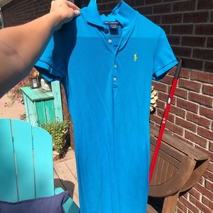Ralph Lauren polo dress blue with collar